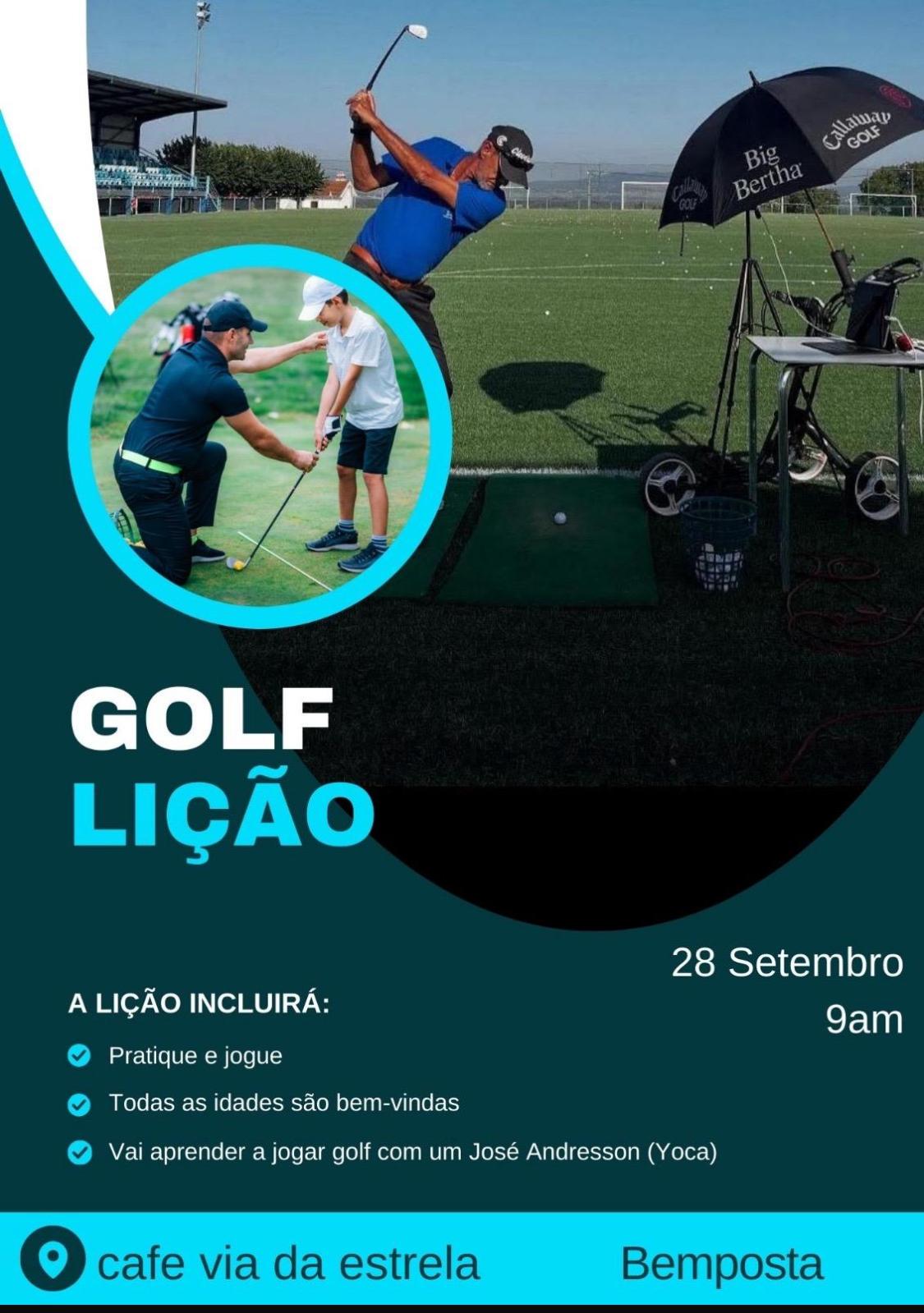 Golf lição